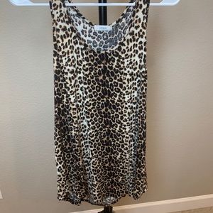 Cherish Leopard print tank. Size Large.